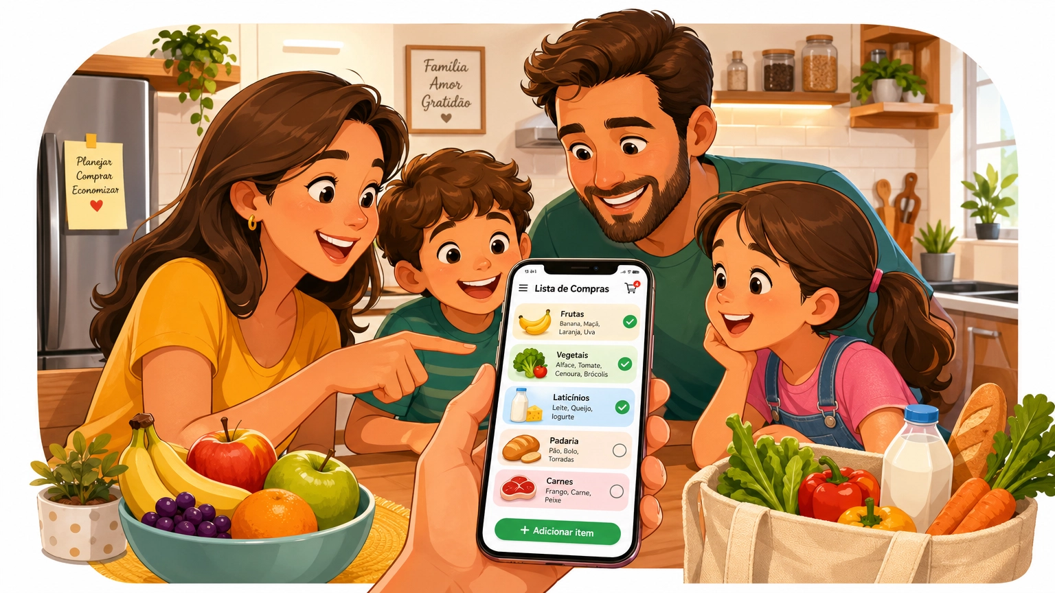 Família usando Cestôu!